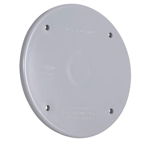 plastic round junction box cover|electrical outlet round cover plate.